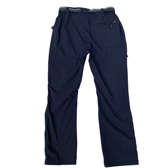 TRR Outdoor Sports Mens L Black Utility Pants Zip Pockets Belt Hiking Gorpcore - Picture 3 of 16